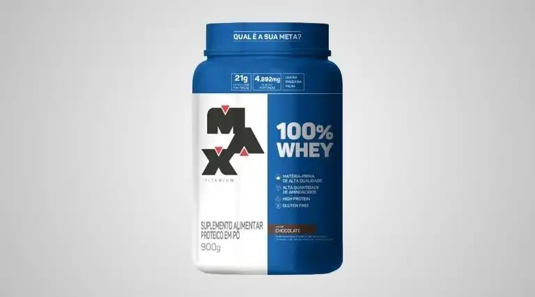 Whey Protein Max Titanium e Bom