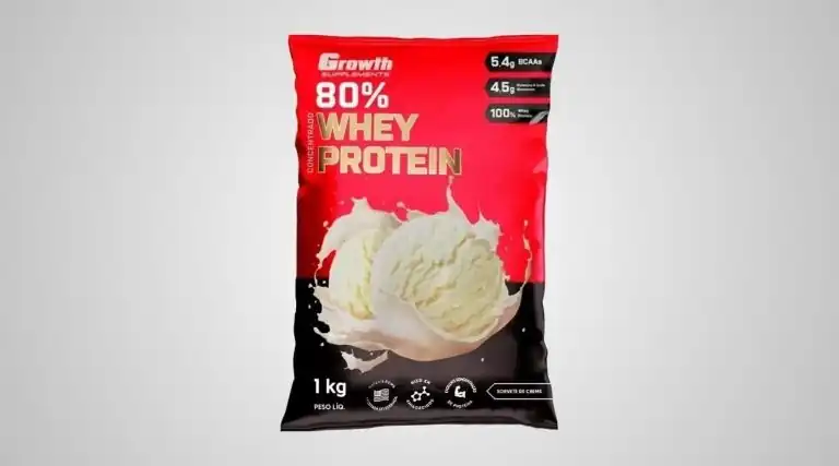 Whey Protein da Growth e Bom