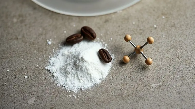 Visão detalhada dos principais ingredientes do pré-treino, como beta-alanina e cafeína, em uma superfície de concreto para análise.