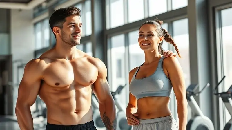 Atletas demonstrando bem-estar e recuperação muscular após o treino, um dos principais benefícios da glutamina para a saúde.